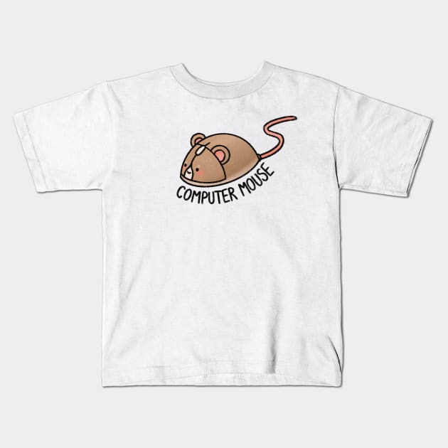 Computer Mouse Kids T-Shirt by drawforpun